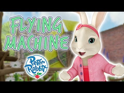 Peter Rabbit - Flying machine | Cartoons for Kids