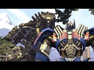 MechaGodzilla 2021 Vs Transformers! Autobot Edition!