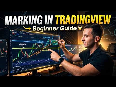 How to Mark Charts using open and Close Price | Beginner Guide to TradingView Video 3