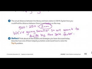 Ready Math Grade 7 Lesson 1.2 Develop Using Scale to Find Distances