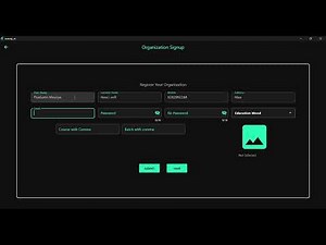 create Account in Managm School/ Institute Management software.