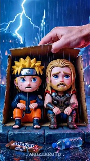 ❤️🥲The Price of Kindness #5: Naruto and Thor Replaced with Even More #shorts #naruto #thor #anime