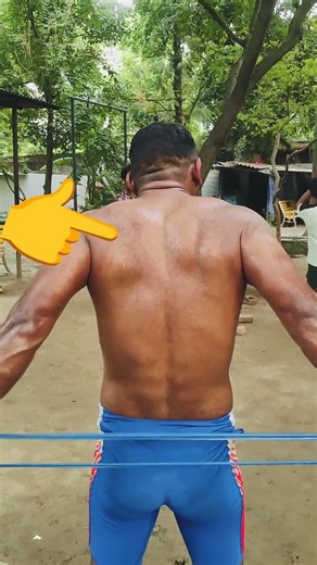 🔥 Rubber Band Rear Shoulder Exercise | Upper Back Killer Workout 💪