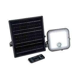 Luceco Mensa Solar Floodlight Colour Change PIR & Remote IP65 1500lm