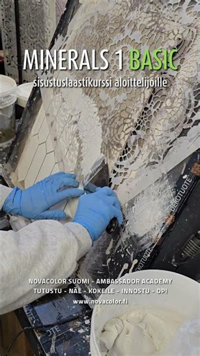MINERALS 1 BASIC sisustuslaastikurssi