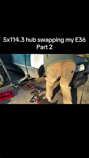 5x114.3 Hub Swapping on My E36 - Part 2