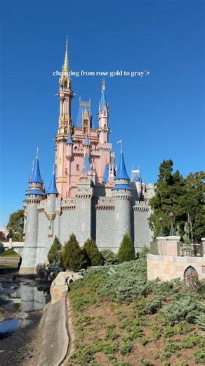 Cinderella's Castle Color Change at Disney World