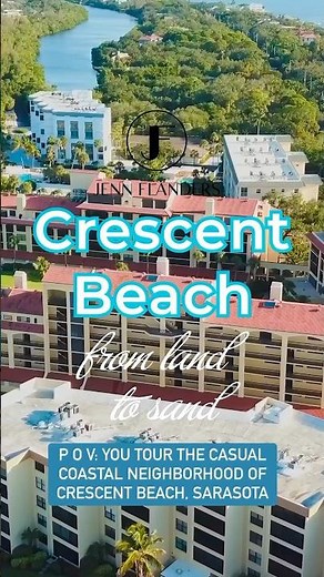 🌅 Welcome to Crescent Beach, your destination for a casual, low-key Sarasota experience!