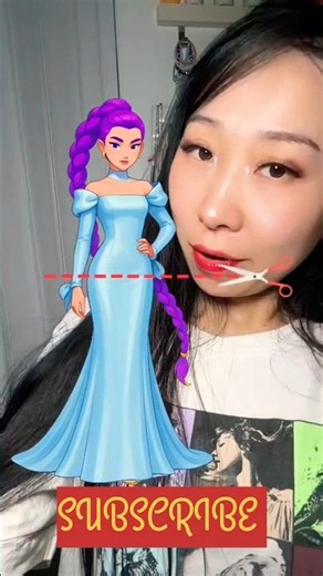 AMAZING DRESS CUTTER FILTER 👗 #iq #tutorialfilter #trollface #trend #challenge