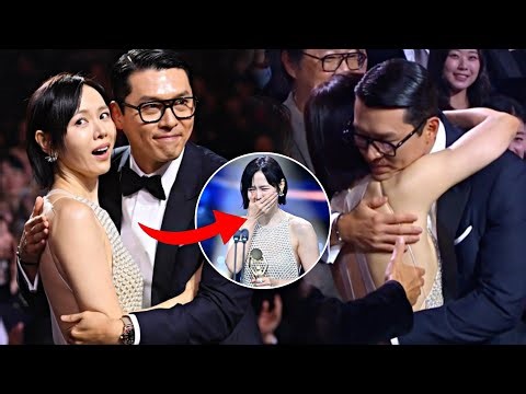 Hyun Bin and Son Yejin Being Emotional at Blue Dragon Film Awards | Married Couple Finally Back!
