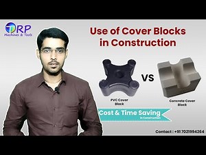 Construction Cover Blocks | PVC vs Concrete Cover Block | TRP Machine & Tools | Time & Cost Saving