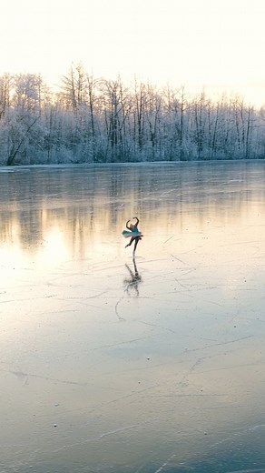 Ice princess in winter wonderland #ice #iceskating #figureskating #winter #Alaska | Michaelacarrot