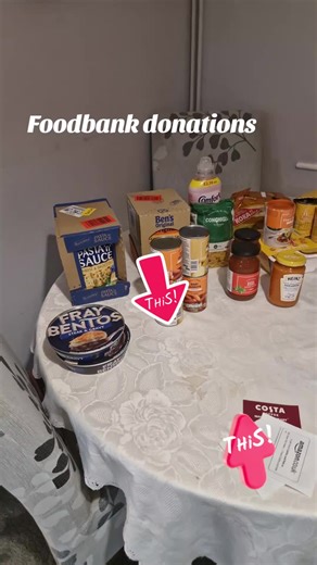 Gratitude for Foodbank Donations