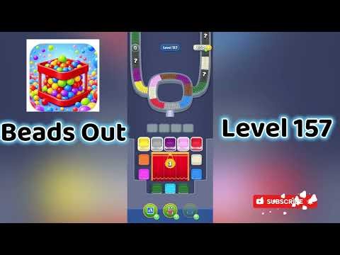 🎮 Beads Out Level 157 Walkthrough 🧩 | Tricky Bead Puzzle Solution | Mini Boss
