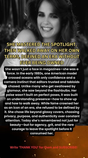 She Defined an Era… Then Walked Away From Fame | True Model Story