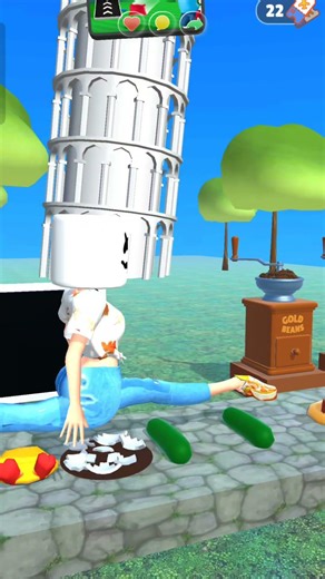 Walking mASMR Tippy Toe 3D Satisfactory ASMR Sound P-85 #gaming #goingballsfastrunnergameplay #games