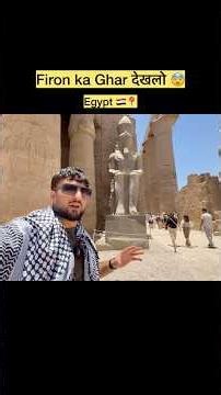 Firon ka Ghar dekhlo 😨 #egypt #mummies #vlog