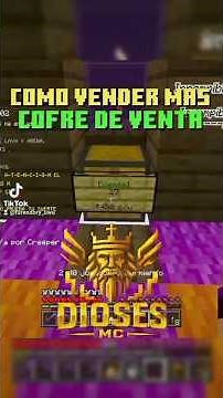 How to make shop chests in diosesMC Minecraft 🗿