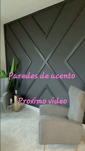 como crear una pared de acento #decoracion #hogar