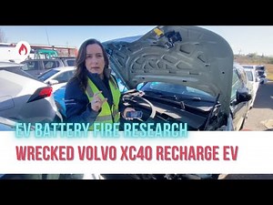 Emergency response for VOLVO XC40 RECHARGE electric vehicle