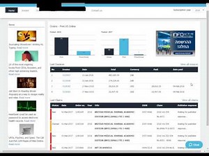 Webvision Instructions – DASHBOARD, SETTINGS