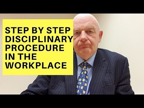 A Step by Step Disciplinary Procedure in the Irish Workplace