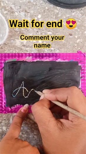 Magic name drawing 😱❤️😍 || easy steps #art #trending #viral #shorts #name