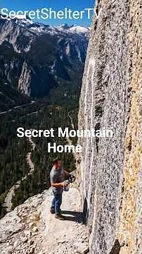 Hidden House Inside a Giant Rock | Luxury Mountain Home Construction Timelapse (4K) #home #diy
