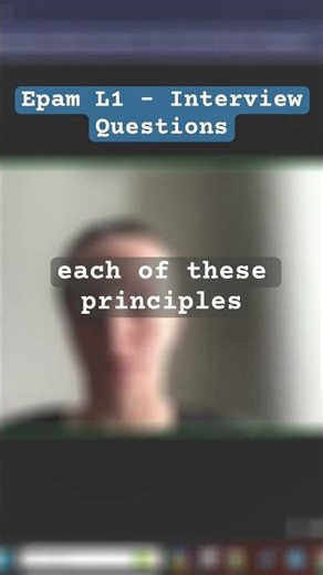 Java Interview Prep:Epam 1st Round Questions Explained! #shorts #javainterviewquestions