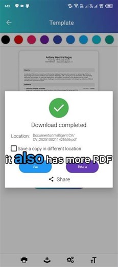 Resume Builder App, CV Maker: Intelligent CV