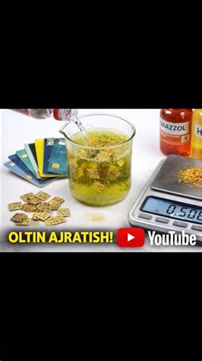 💰Gold Recovery From Plastic Cards Using Acid | SIM Card Gold Extraction