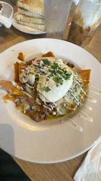 First Time Trying Chilaquiles! - Broken Yolk Cafe