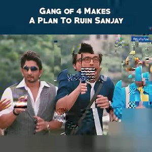 107K views · 971 reactions | Gang Of 4 Makes A Plan To Ruin Sanjay | Double Dhamaal | Movie Scene After losing a huge sum to a police officer, four slackers find themselves unemployed and broke. They then come up on the police officer, who now apparently lives a wealthy lifestyle with his wife. They intrude in his life and blackmail him.#DoubleDhamaal | Reliance Entertainment | Facebook
