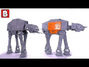 LEGO AT-AT and AT-ACT Minifigure Scale MOC Instructions Available! Ultimate Star Wars MOC