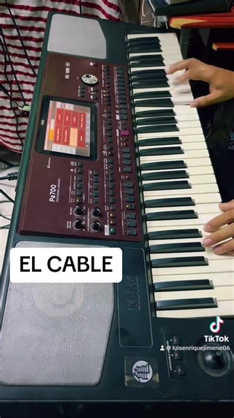 cumbia EL CABLE Korg Pa700 | El principe de los teclados