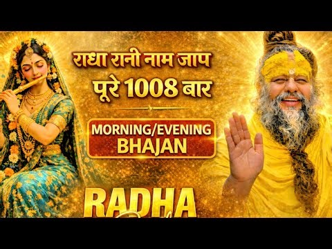 पूरे 1008 बार सूने हर रुका कार्य पूर्ण होगा।🌼 Shree Radha Bhajans 2026| Radha Rani naam jap 1008