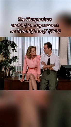 The Temptations brought “psychedelic” funk to the third season of ‘Moonlighting’ in 1986, with a little help from @brucewillis! | Temptations