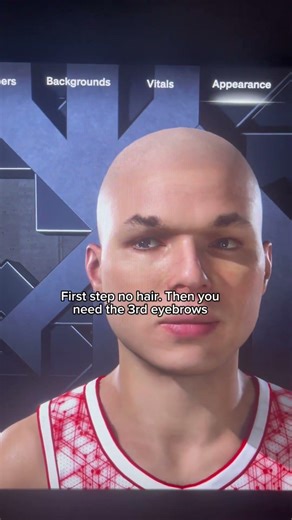 Here how to get the bald freak face scan in nba 2k 26 #nba #nba2k do you like it ??
