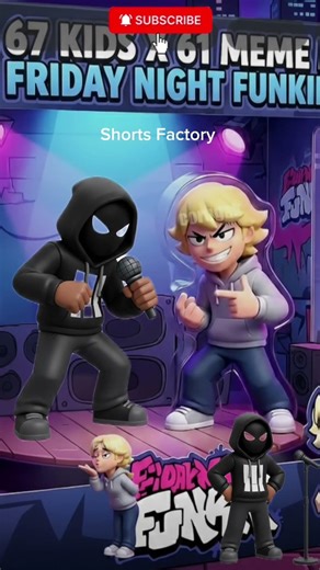 FNF 67 KIDS vs 61 MEME MOD (Full Week) - Player 67 Kids Evolution