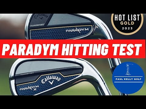 I Test The CALLAWAY PARADYM X Irons. / The Best Feel and Performance Ever.