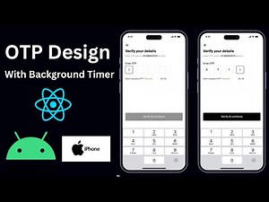 🔴 Day 10 | OTP Screen | Background Timer | OTP Timer | React Native | OTP