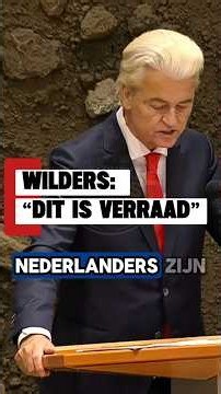 Wilders: “This is a betrayal of our own people” #houseofrepresentatives #politics #wilders #pvv