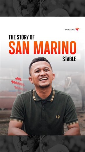 Sarga.Co on Instagram: "YUK, KENAL LEBIH DEKAT SAMA SAN MARINO STABLE!🏇 Meski baru berdiri beberapa tahun, stable asal Sumatra Barat ini sudah mulai mencuri perhatian. Salah satu kudanya, Romantic Spartan, bahkan sukses menaklukkan kuda-kuda tangguh di Pulau Jawa. Penasaran cerita di balik San Marino Stable? Langsung tonton video lengkapnya di YouTube SARGA.CO!🔥 #Sarga #PacuanKuda #HorseRacing #PacuanKudaIndonesia #LombaKuda #IndonesiaHorseRacing #SargaPacuanKuda #JokiKuda #KudaIndonesia #Indo