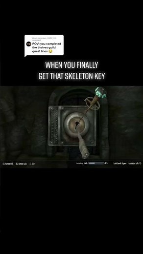 The Skeleton Key in Skyrim is a game changer! LOL