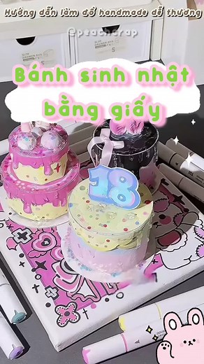 Handmade Birthday Cake Tutorial | Peachcrap