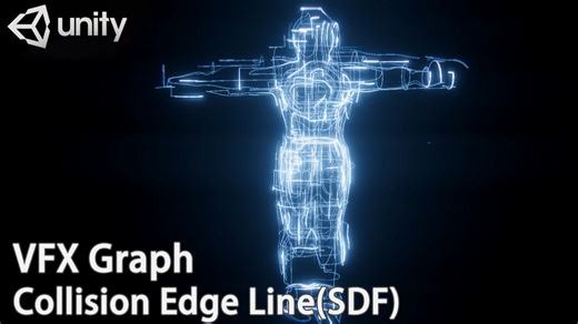 Unity VFX Graph：Collision Edge Line(SDF) by Eric Wang_Unity VFX Artist