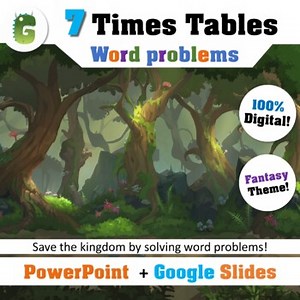 7 Times Tables Multiplication Word Problems