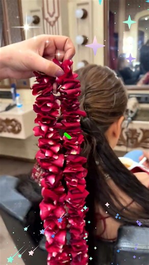 Latest Rose Petal Bridal Hairstyle Tutorial 🌹 | New Wedding Hair Look 2026 #Bridal #Hairstyle#viral