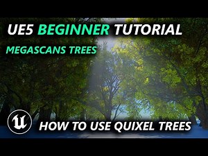 How to use Megascans Trees - Beginner Tutorial Unreal Engine 4