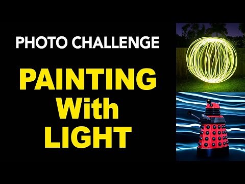 Photo Challenge # 2 - The painting with light challenge | Learn Photography with Photo Genius